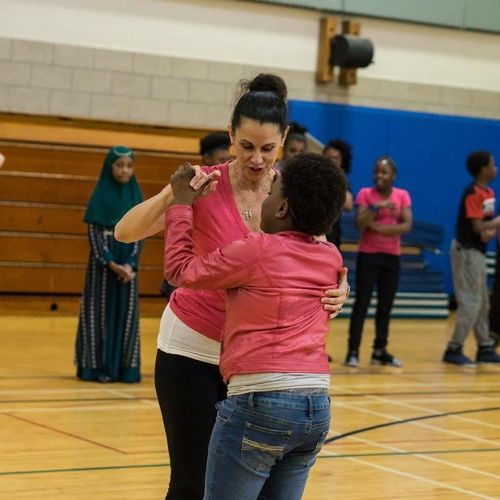 Teaching Latin dance to kids in Buffalo public sch