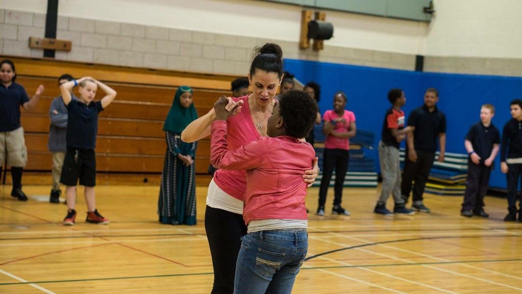 Teaching Latin dance to kids in Buffalo public sch
