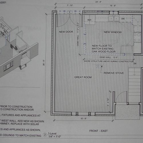 Proposed Remodel/Renovation of Kitchen, Dining. Li