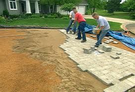 Paver patios and drives