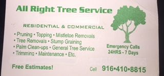 All Right Tree Service company