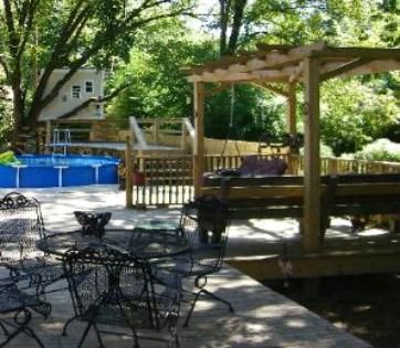 Patio Deck, Tree House & Above Ground Pool Deck Re