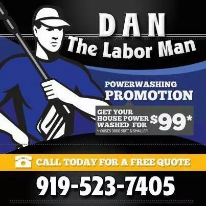 Power Washing by Dan the Labor Man