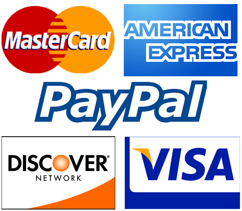 CASH CREDIT CARD PAYPAL CHECK ACCEPTED