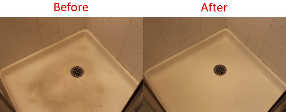 We specialize in removing grime from showers!