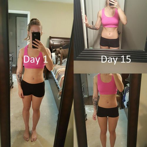 Results from a 15-day challenge I gave this indivi
