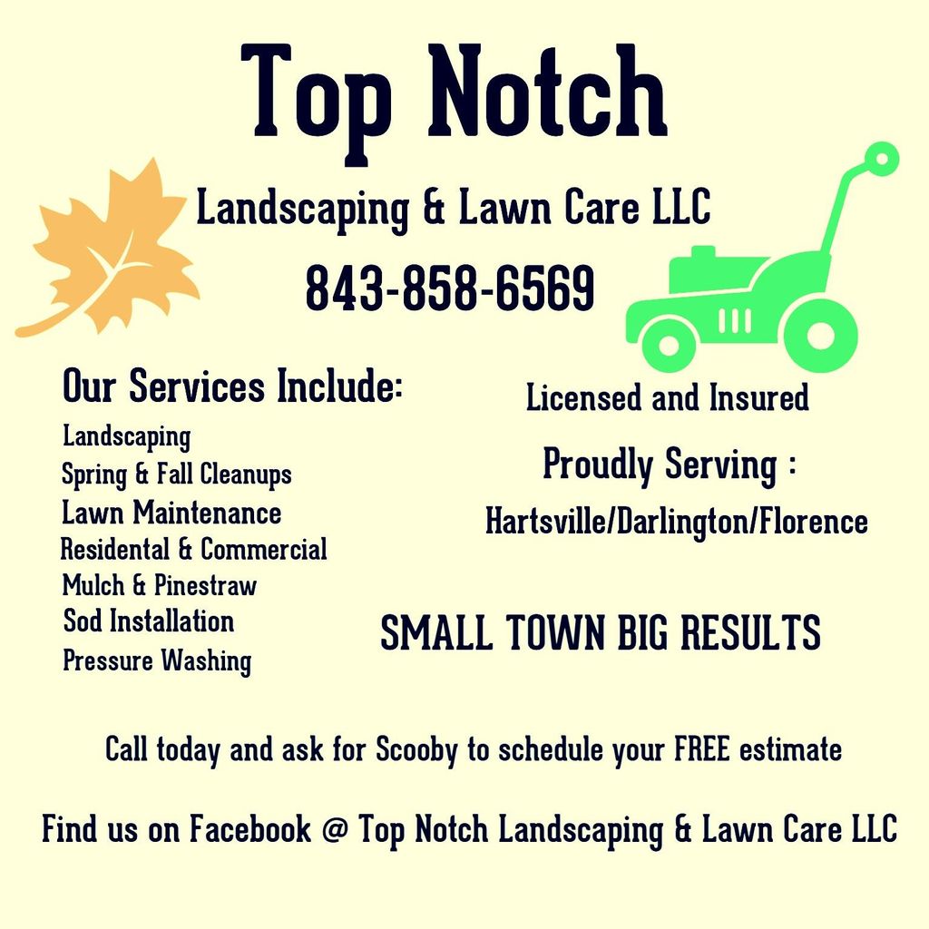 Top Notch Landscaping & Lawn Care LLC