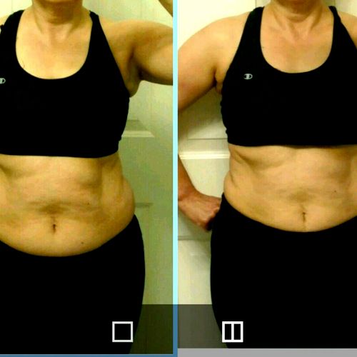 In just one month, this client experienced reduced