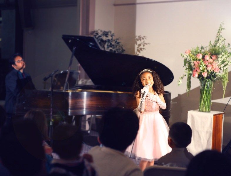 Current student performing "Popular" at the 2015 S