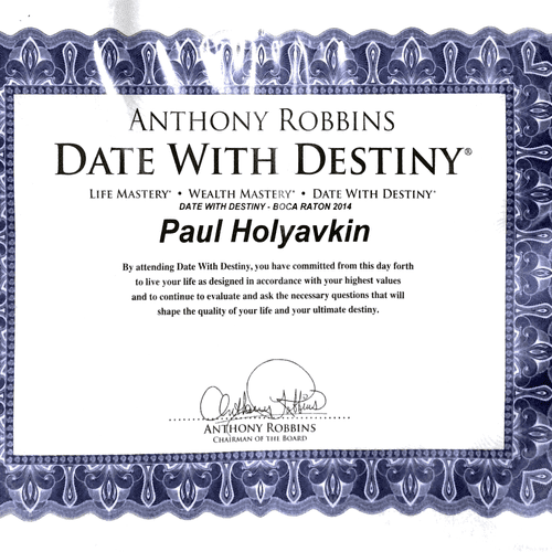 Tony Robbins Diploma