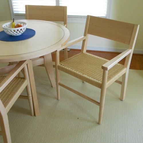 Kitchen table and arm chair set