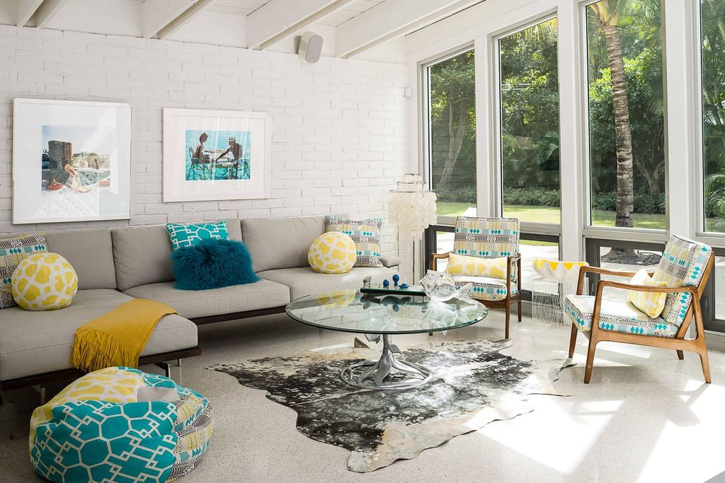 Mid Century Renovation in West Palm Beach, Fl. Rug