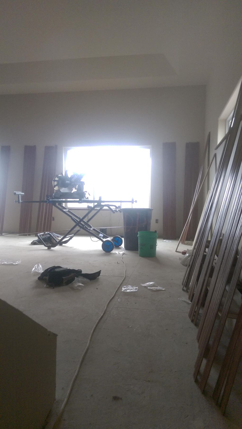 trimming out new home