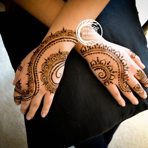 This design is famous with henna artists all over 