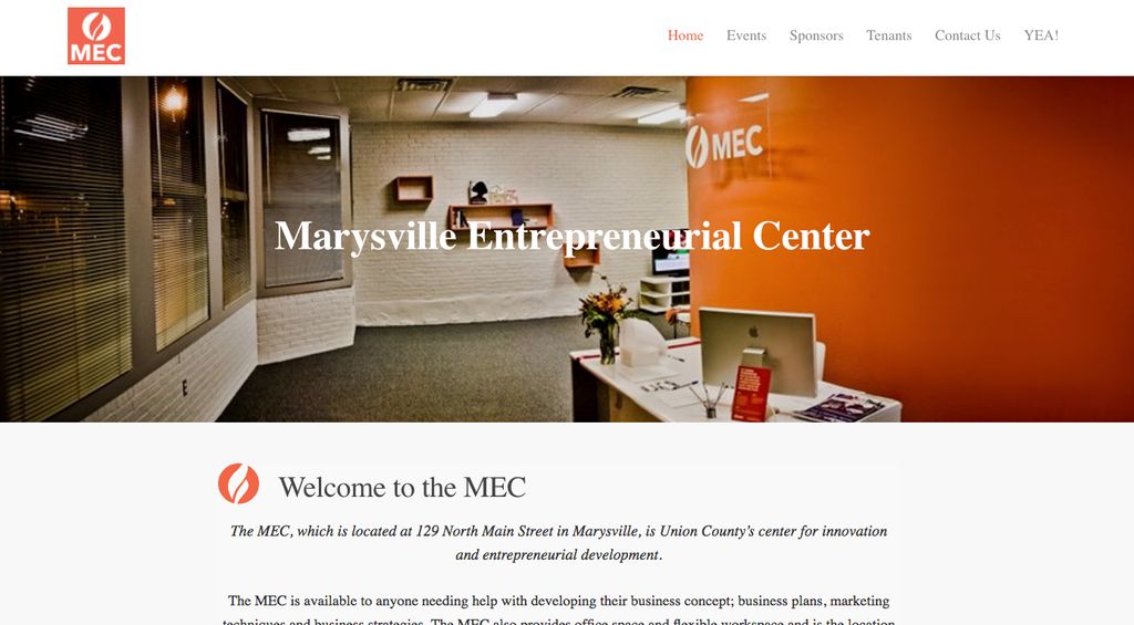 Website Project: Marysville's Entrepreneurial Cent