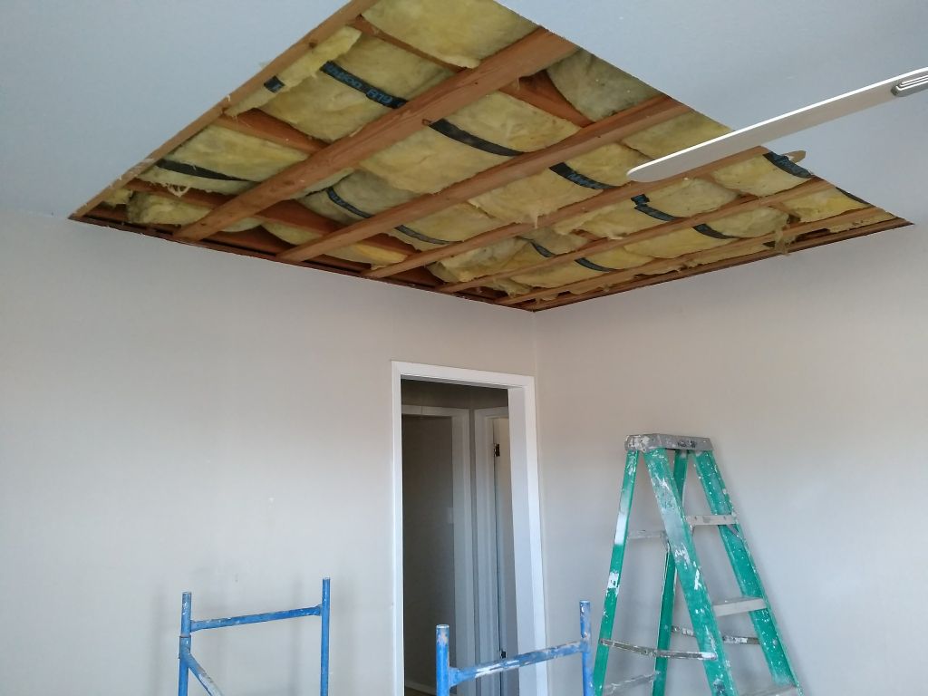 ***DRYWALL REPAIR*** 
1.) Damaged drywall removed.