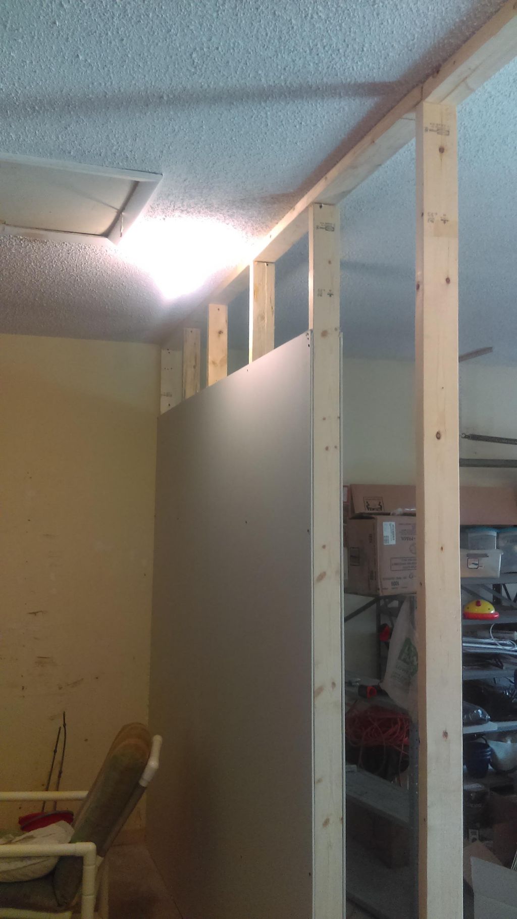 Finishing Up Dry Wall in Garage