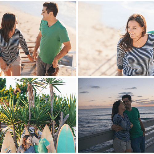 Engagement photos in Ocean Beach