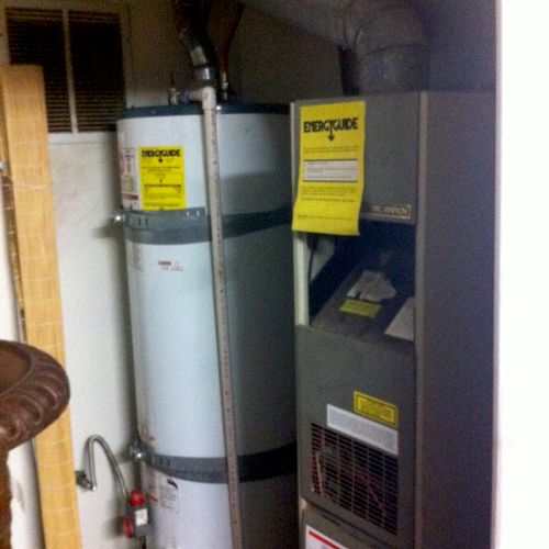 this water heater is coming out and being replaced