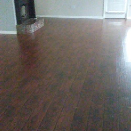 Beautiful floors on move out