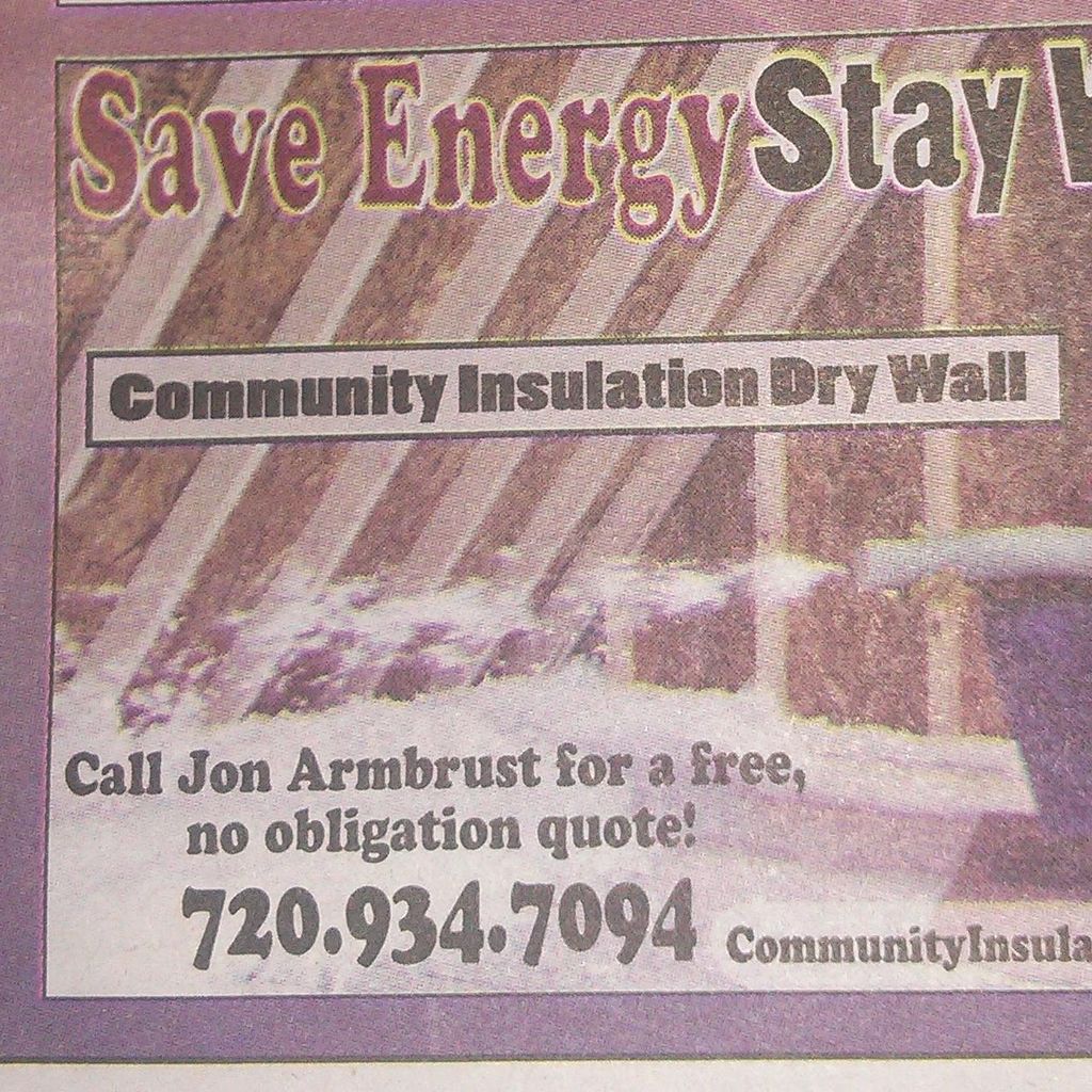 Community Insulation Drywall