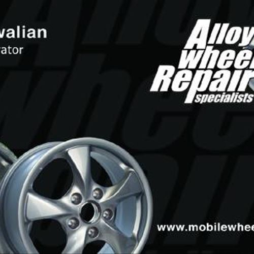 Alloy Wheel Repair 3.5 x 2 Business Card