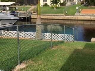 Fence repair, replacing rusted out posts