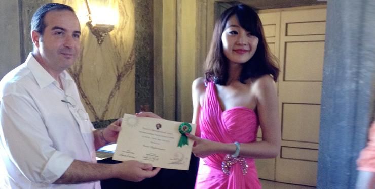 Diploma with my Chinese Students