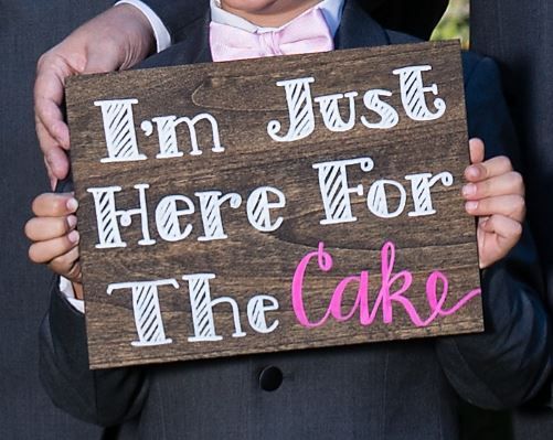 Ringbearer sign that I made