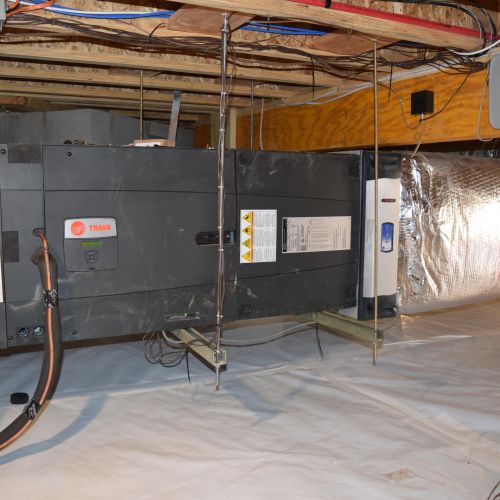 Photo of a Trane air handler we installed for one 