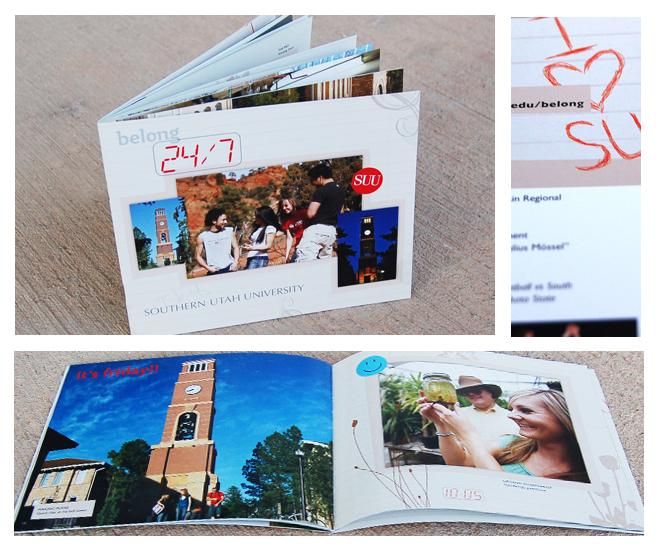 Self-mailer booklet for Southern Utah University s