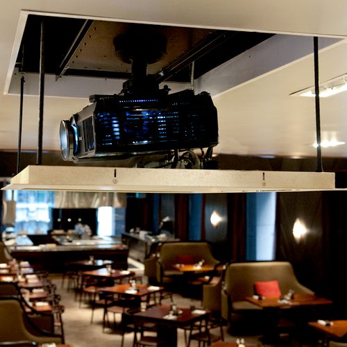 Projector on Ceiling Lift
Andaz Wall St. Hotel NYC