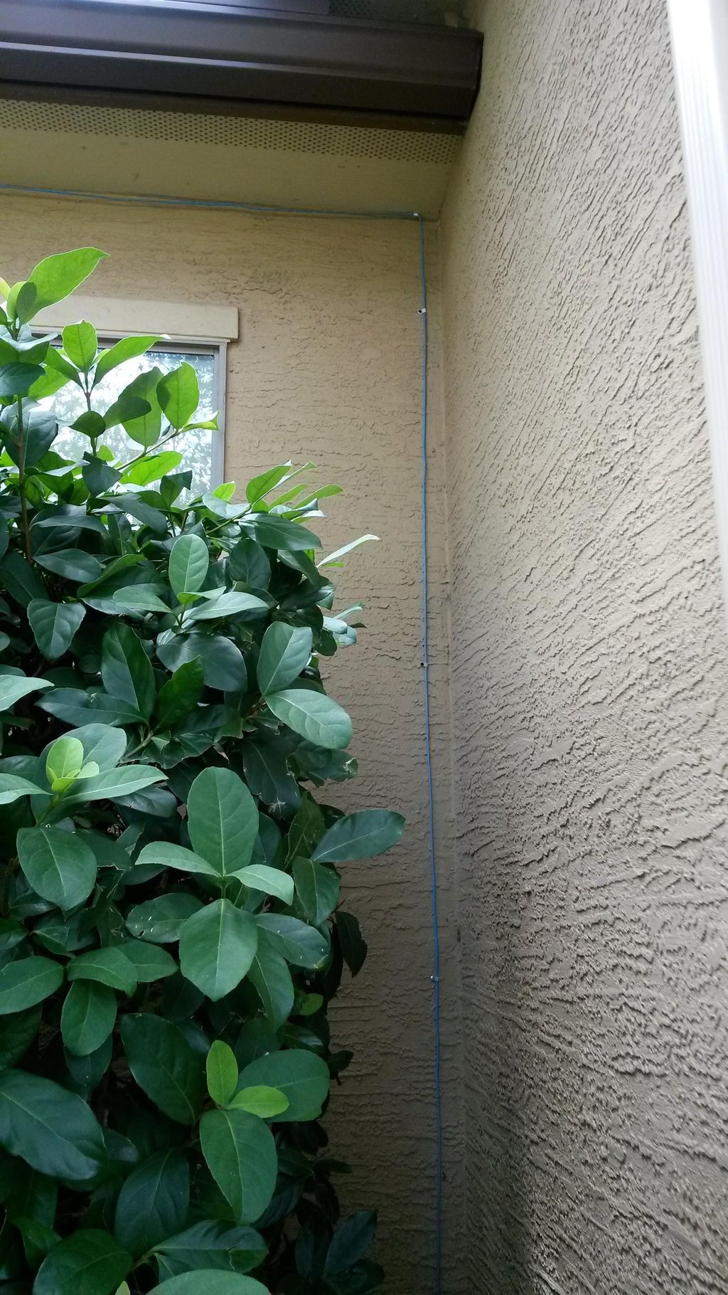 Install of Cat6 cable on exterior of house