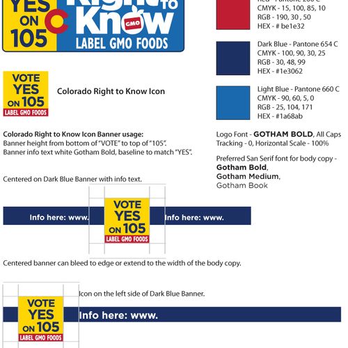 Right to Know Colorado Campaign 2014 - Logo, Icon 