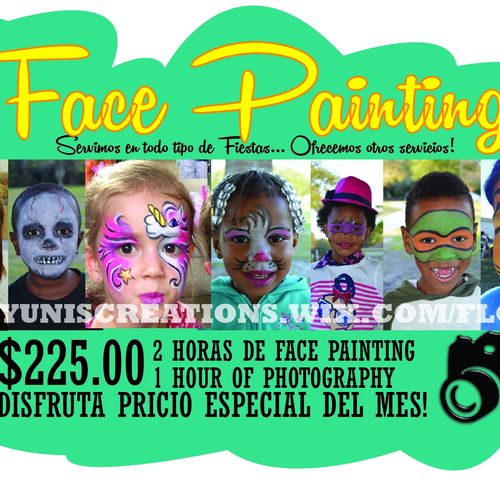 Amazing Face Painting - We use hypoallergenic Pain