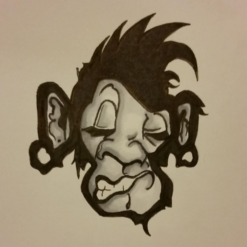 monkey face tattoos