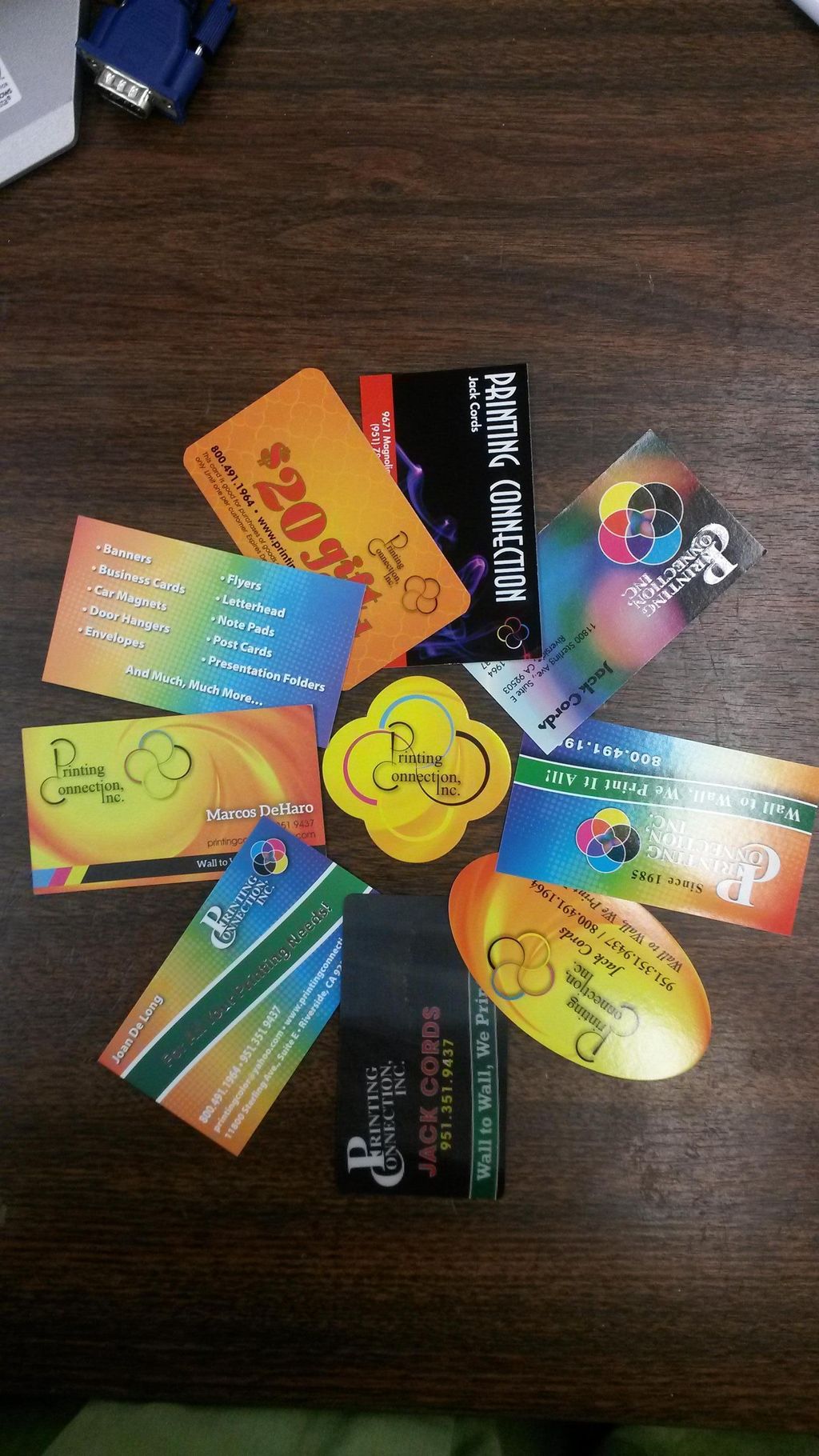 Business Card Collage