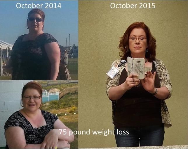 75 lbs lost!