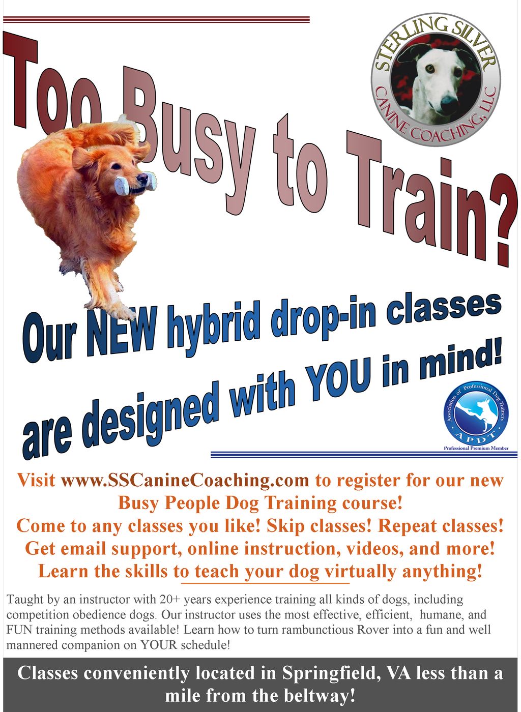 Now offering group classes!