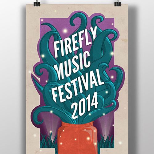 Fire Music Festival Poster (Contest Entry)