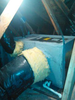 air handler replacement utilizing existing duct wo