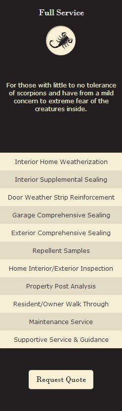Full Service Scorpion Control by Seal Out Scorpion