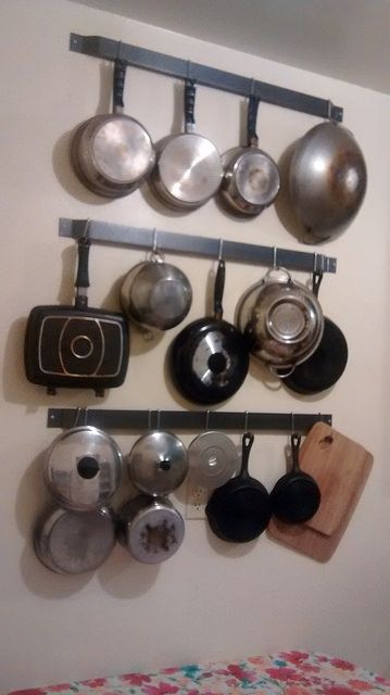 After:   Pot Rack   ............ "Looks like a pie