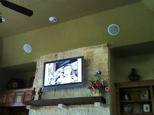 Mounted TV & Surround Sound