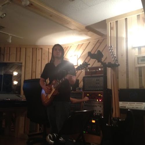 MattOk working as a Studio Musician