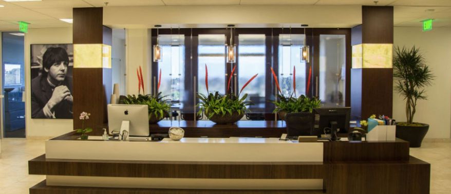 Our office lobby