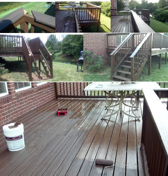 DECK RENOVATION - Handrails were replaced with Tre