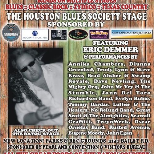 Playing April 10, with the fabulous Eric Demmer Ba