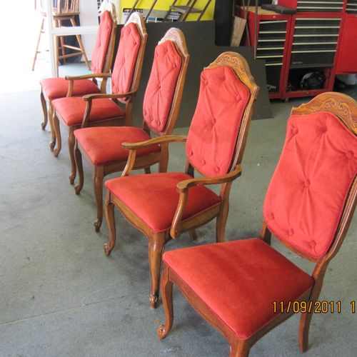 Custom Dining room chair Upholstery