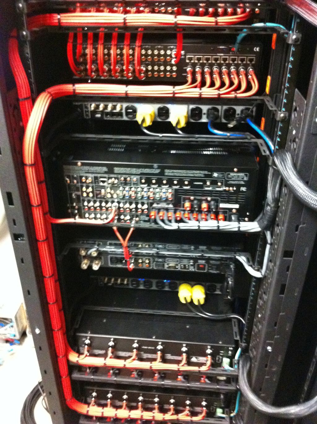 Electronics Rack wiring.